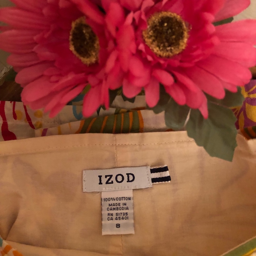 📦IZOD-A line floral skirt ❤️ - Picture 2 of 2